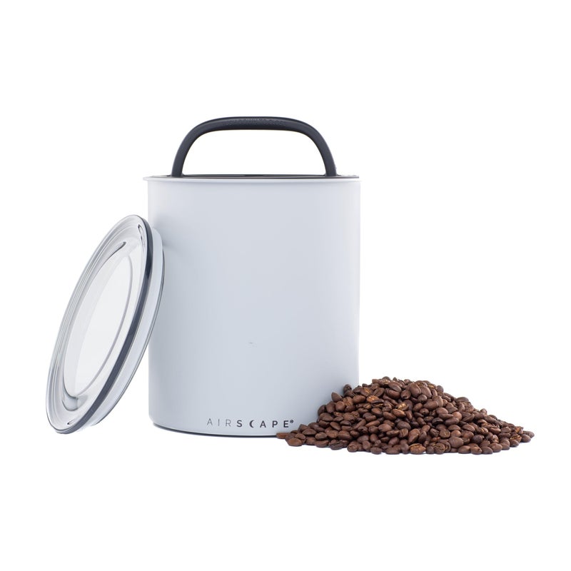 AirScape Planetary Design Kilo Coffee Storage Canister - US Patented Inner Plunger Lid Removes Excess Oxygen - Don't Buy airtight, Buy AIR-Less - Holds 2.2 lbs Coffee Beans - (Matte Gray) - Image 3